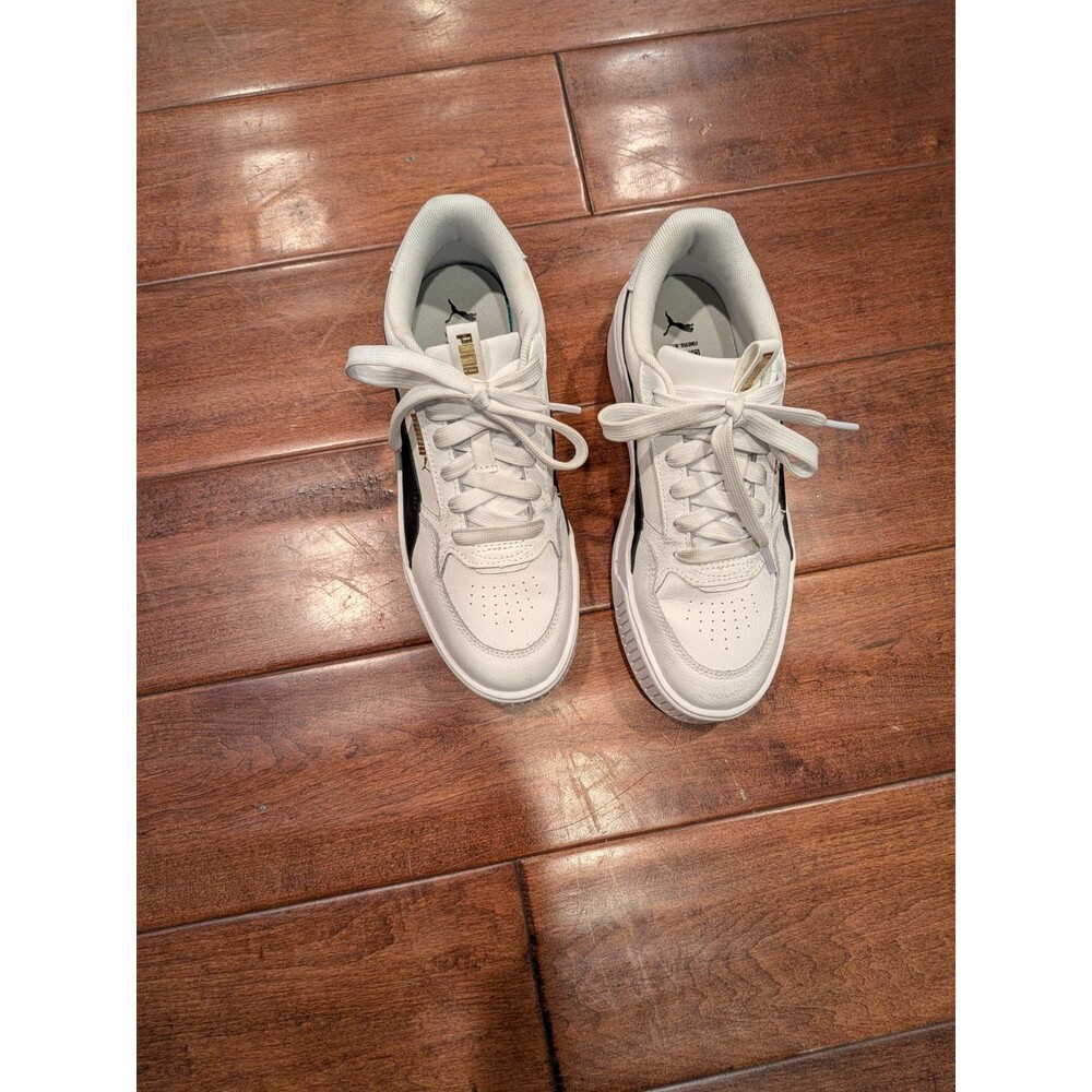 PUMA Womens Karmen Rebelle White Platform Fashion Sneaker Size 7.5 #3707
